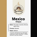 Mexico — Chiapas coffee label